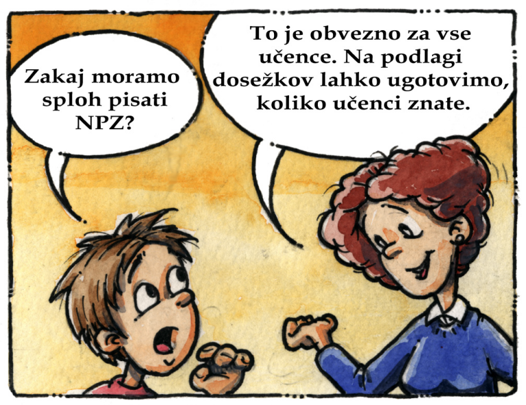 Vpogled v ovrednotene NPZ za 6. razred